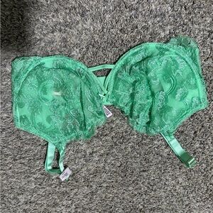 Victoria's Secret Lace Bra in Vibrant Green